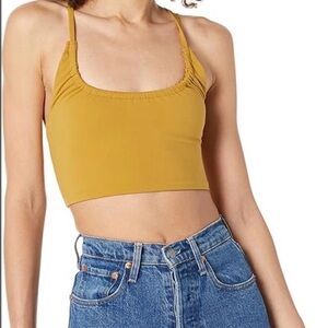 FP Movement by Free People Mustard Can’t Get Enough Cami Crop Top